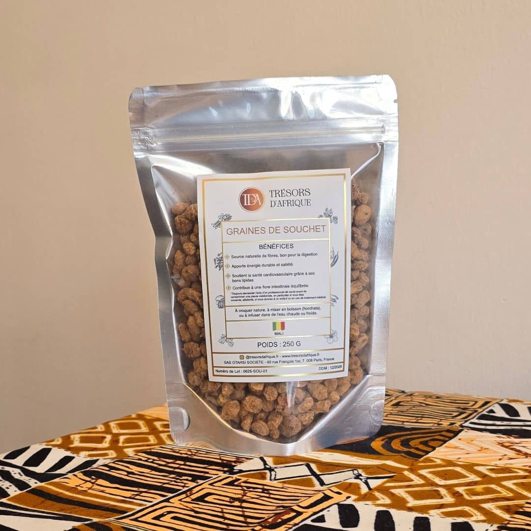 Graines de souchet naturelles du Mali riches en fibres et énergie – Trésors d’Afrique