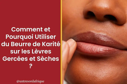 Comment et Pourquoi Utiliser du Beurre de Karité sur les Lèvres Gercées et Sèches ?