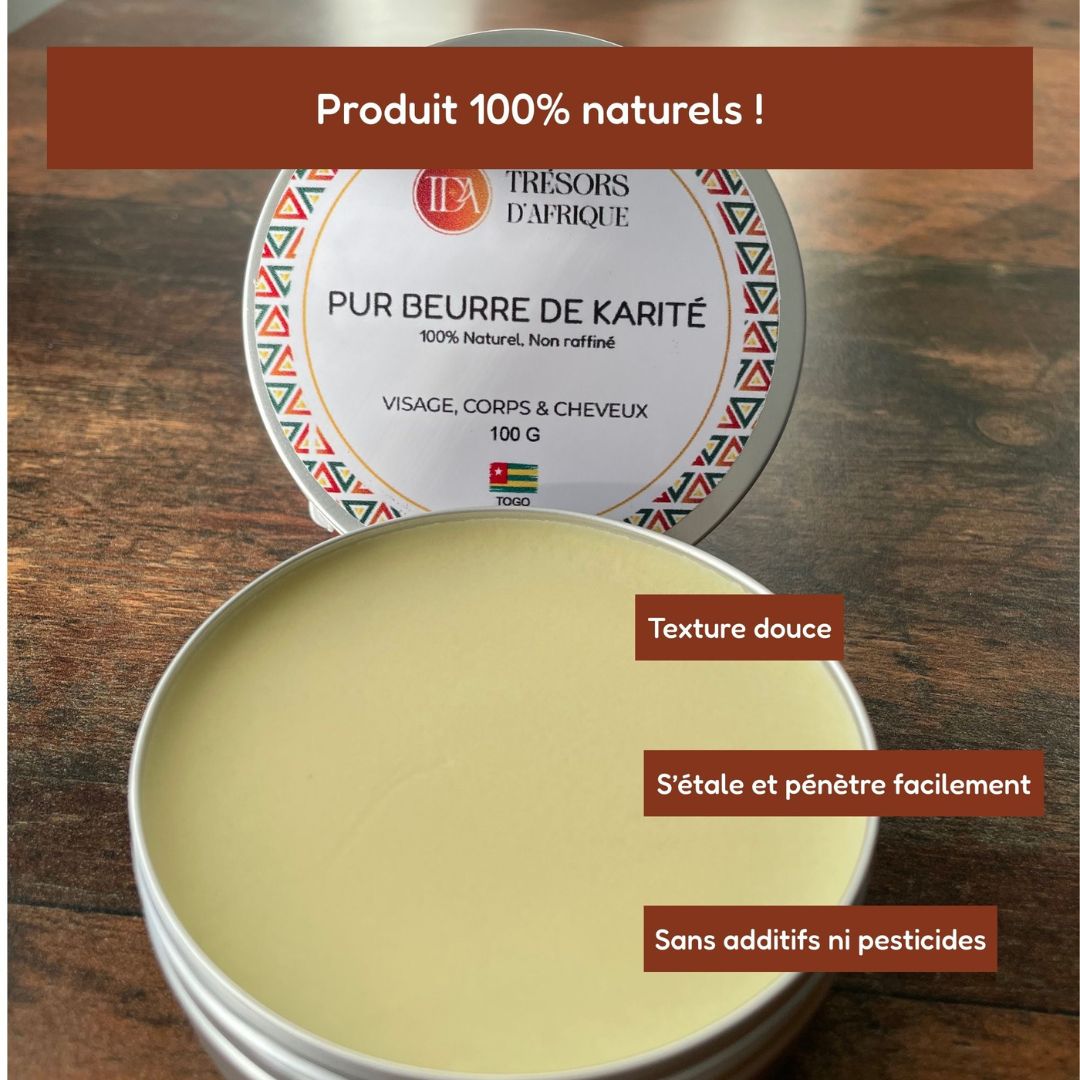 Beurre de Karité Brut & Non raffiné