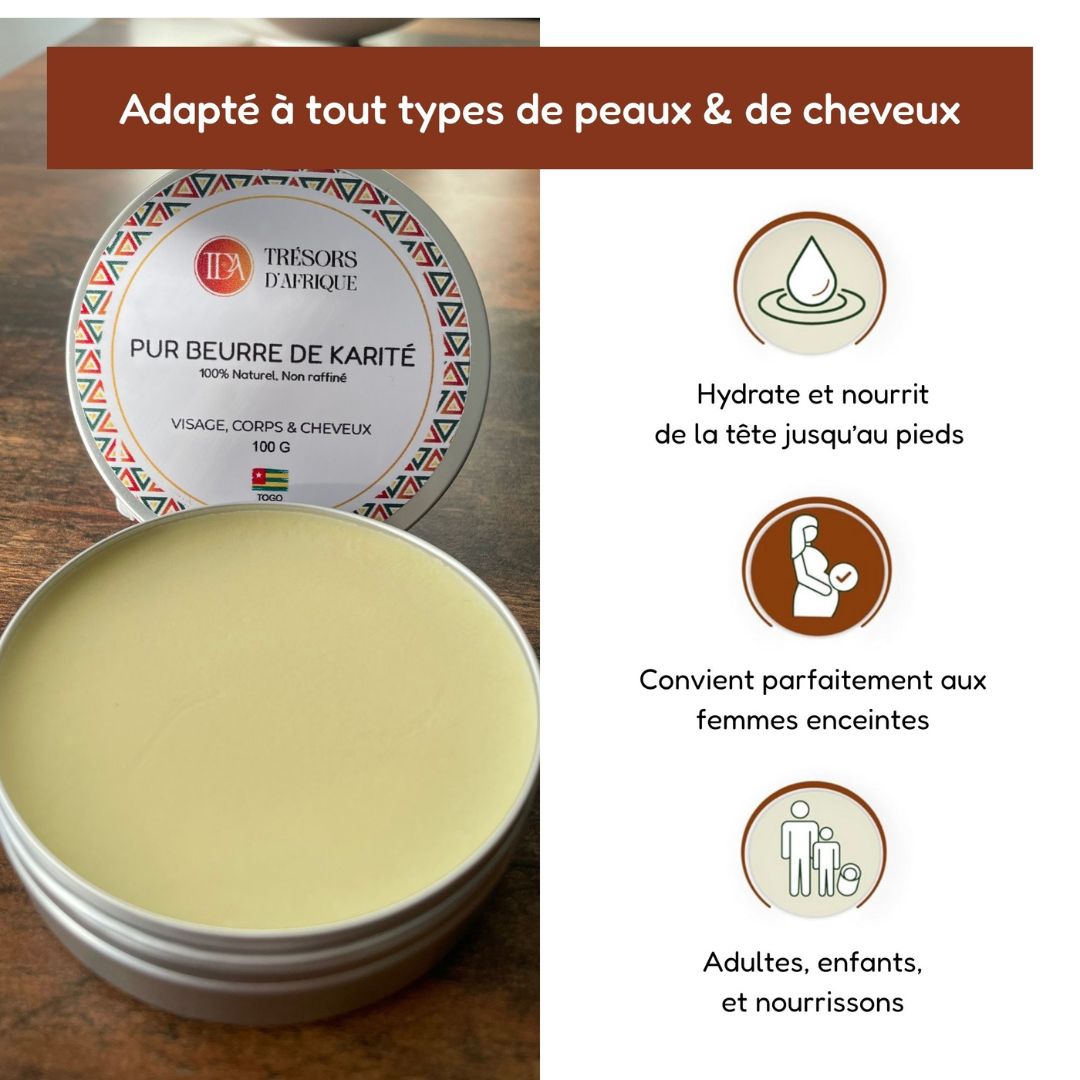 Beurre de Karité Brut & Non raffiné